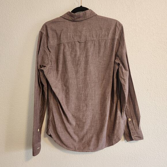 Adriano Goldschmied size XS Mauve Long Sleeve‎ Button Up Shirt 8867BCY NWT - Picture 2 of 9